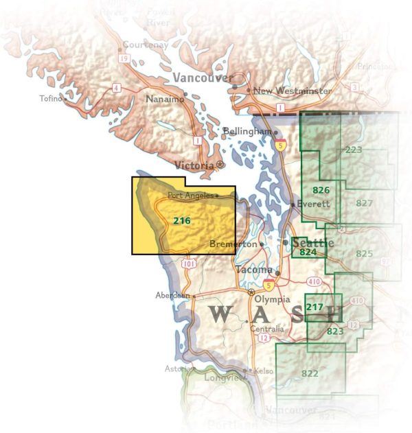 Olympic National Park Map (National Geographic Trails Illustrated Map, 216) - Image 6